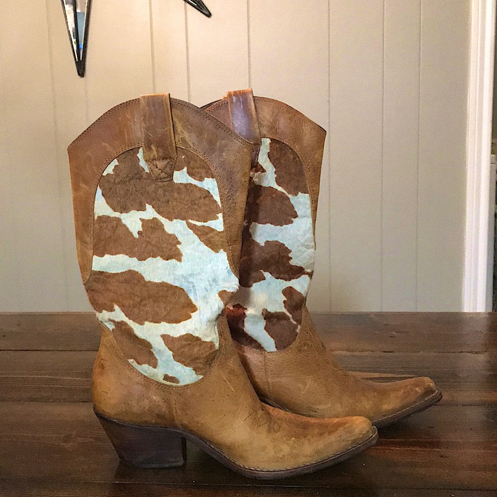 Leather Cowboy Boots